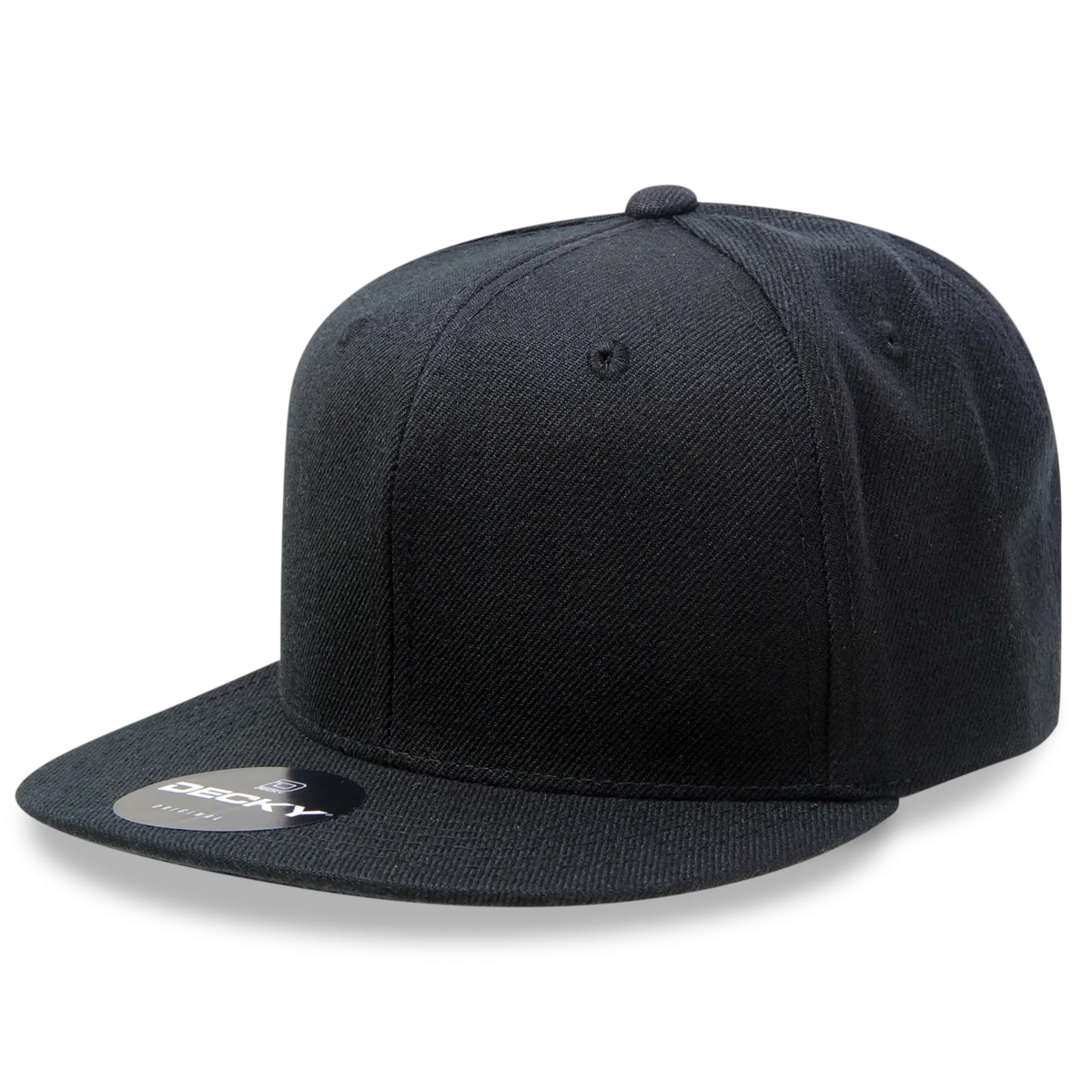 48 Pack Wholesale Bulk Snapback Hats, Blank Vintage Snapback Flat Bill Caps - Decky 4803