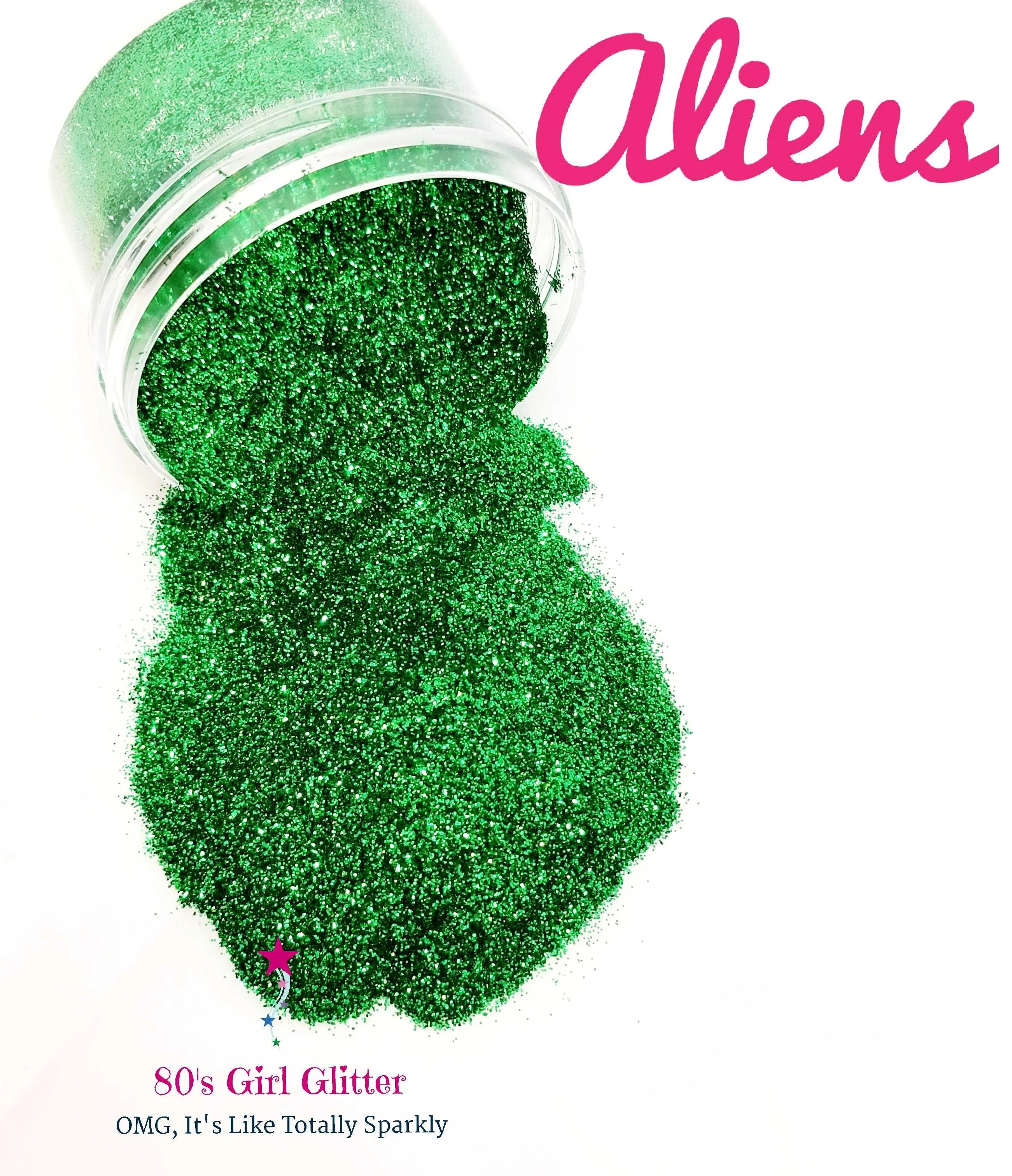 Aliens - Glitter - Kelly Green Glitter - Ultra Fine Glitter