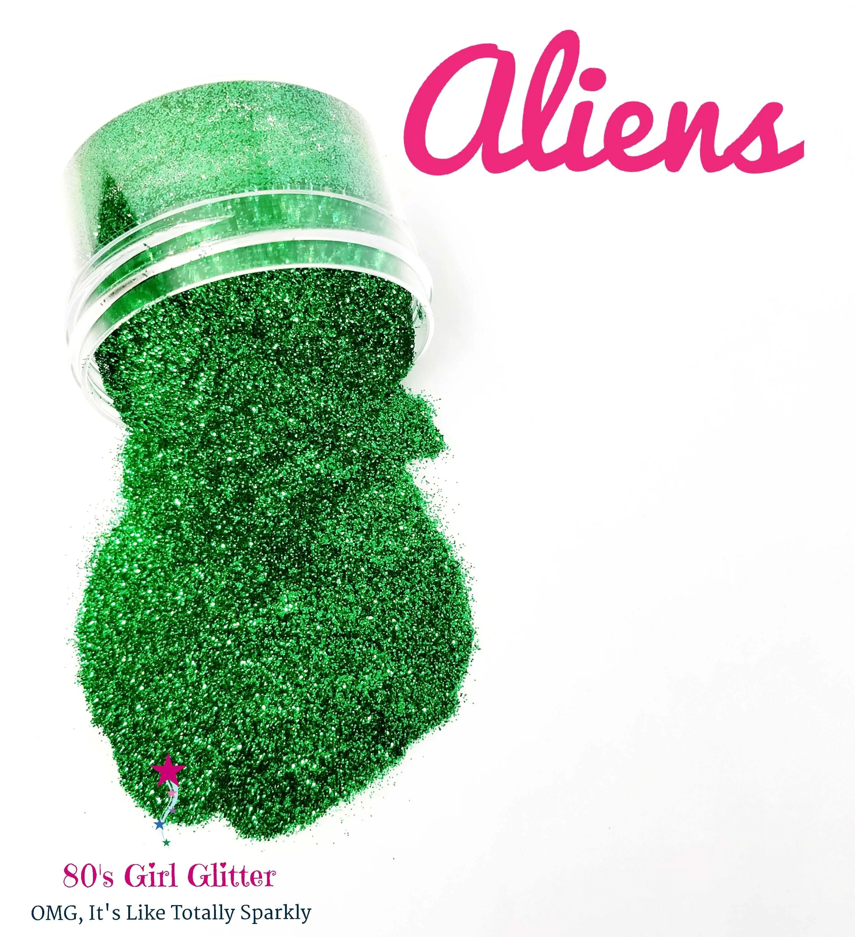 Aliens - Glitter - Kelly Green Glitter - Ultra Fine Glitter