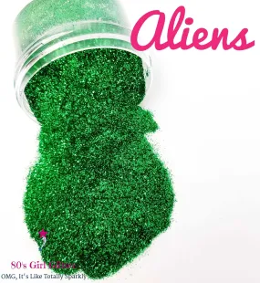 Aliens - Glitter - Kelly Green Glitter - Ultra Fine Glitter