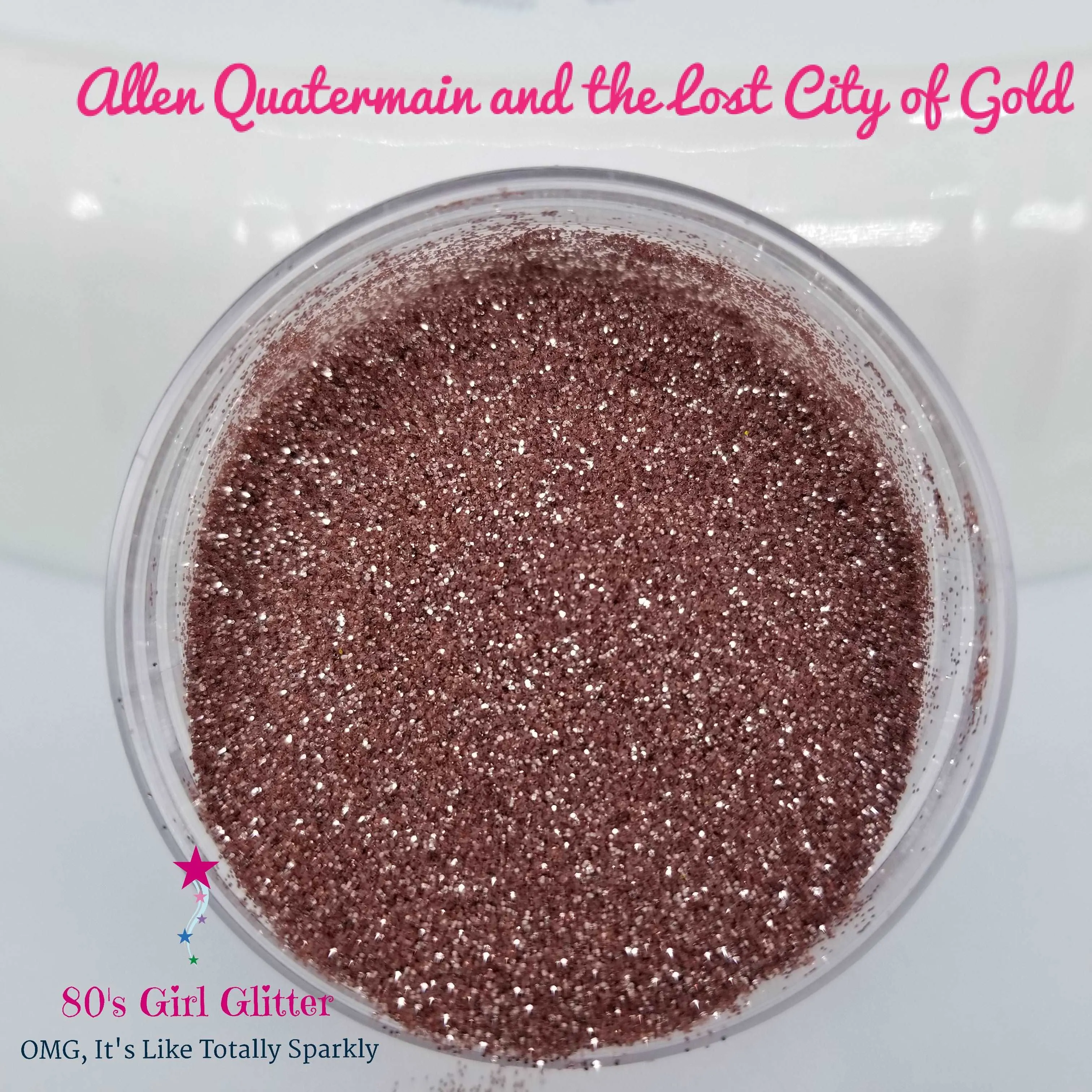 Allen Quatermain and the Lost City of Gold - Glitter - Rose Gold Metallic Glitter