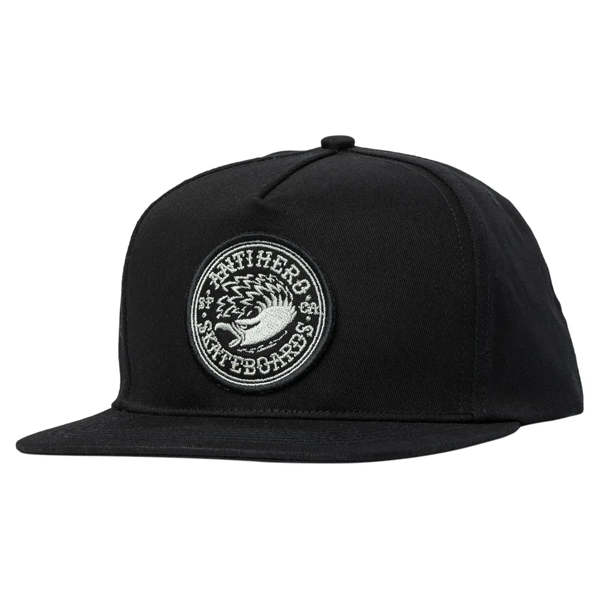 Anti Hero - Eagle Round Snapback Black/Charcoal