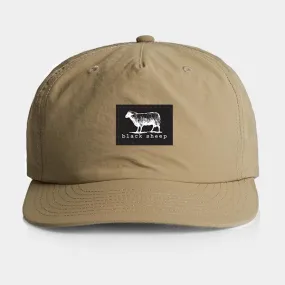 Black Sheep Nylon "Surf Cap" Snapback Hat - Khaki