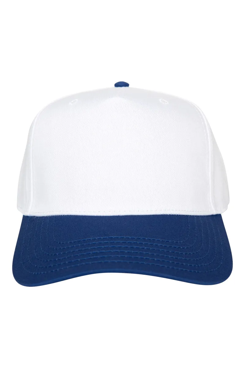 Blue and White Two-Toned Vintage Hat