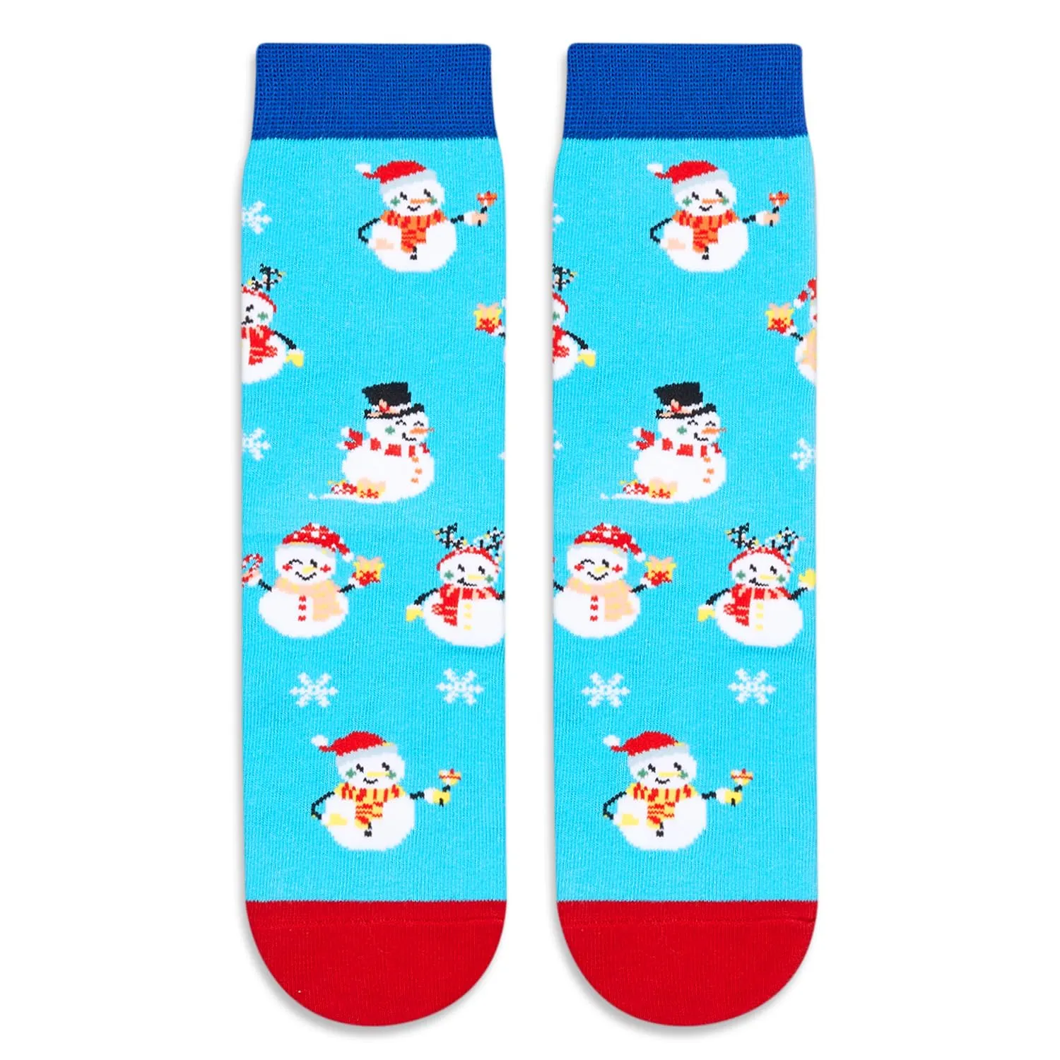 Christmas Gifts Stocking Socks for Girl Boy- Snowman Socks Xmas Stocking Stuffers for Kids 4-6 Years