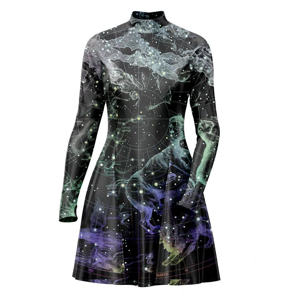 Constellations Skater Dress