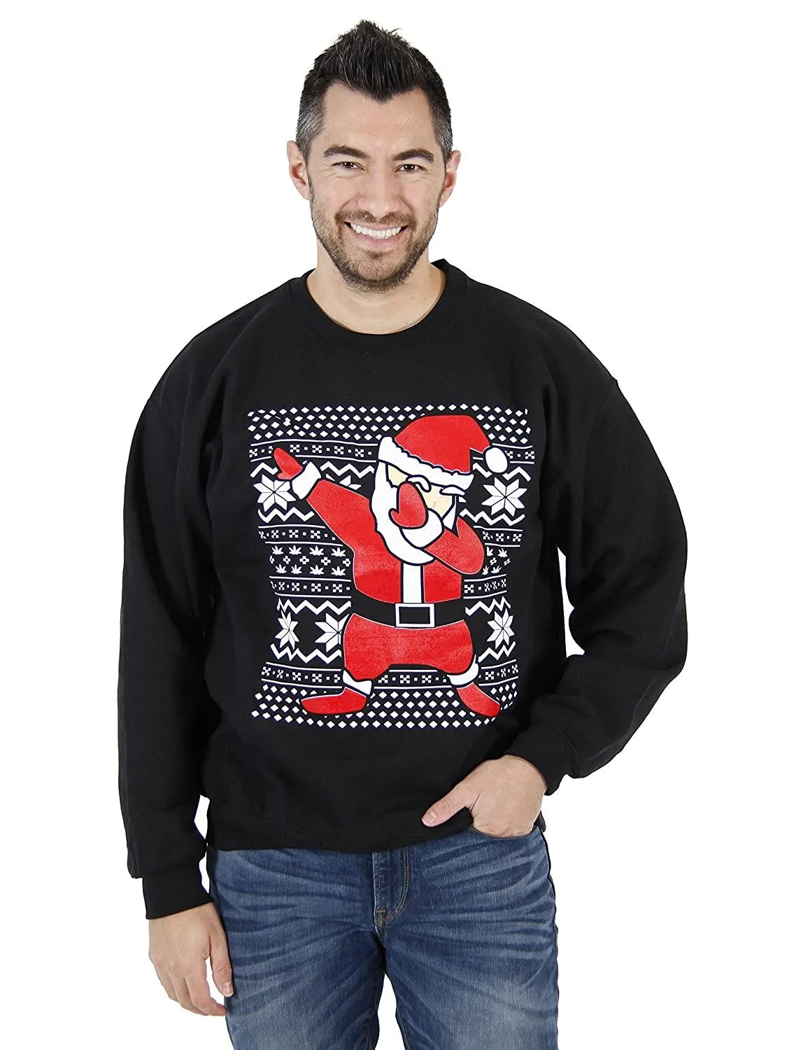 Dabbing Santa Ugly Christmas Sweatshirt