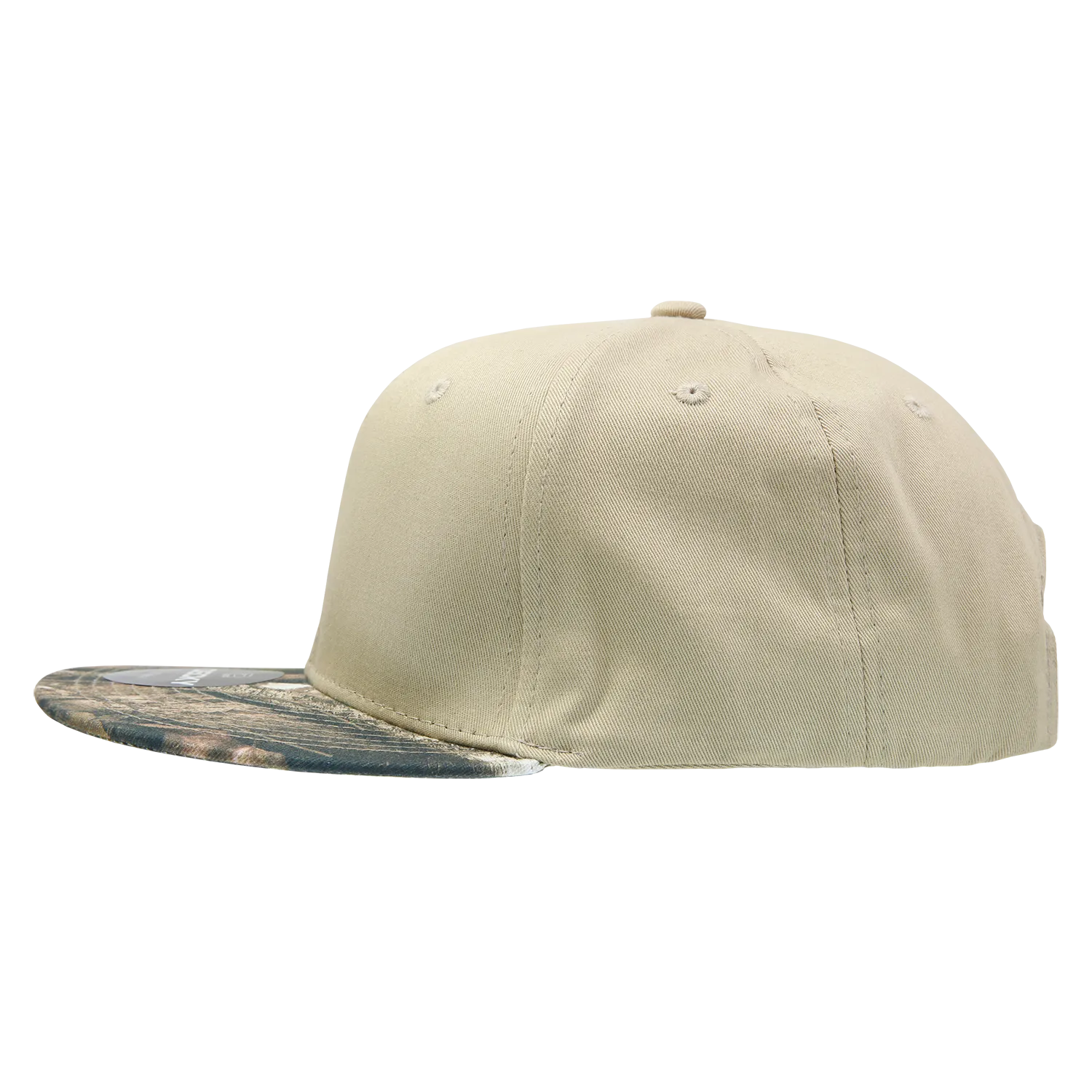 Decky 1047 Digital Camo Snapback Hat, 6 Panel Camouflage Flat Bill Cap