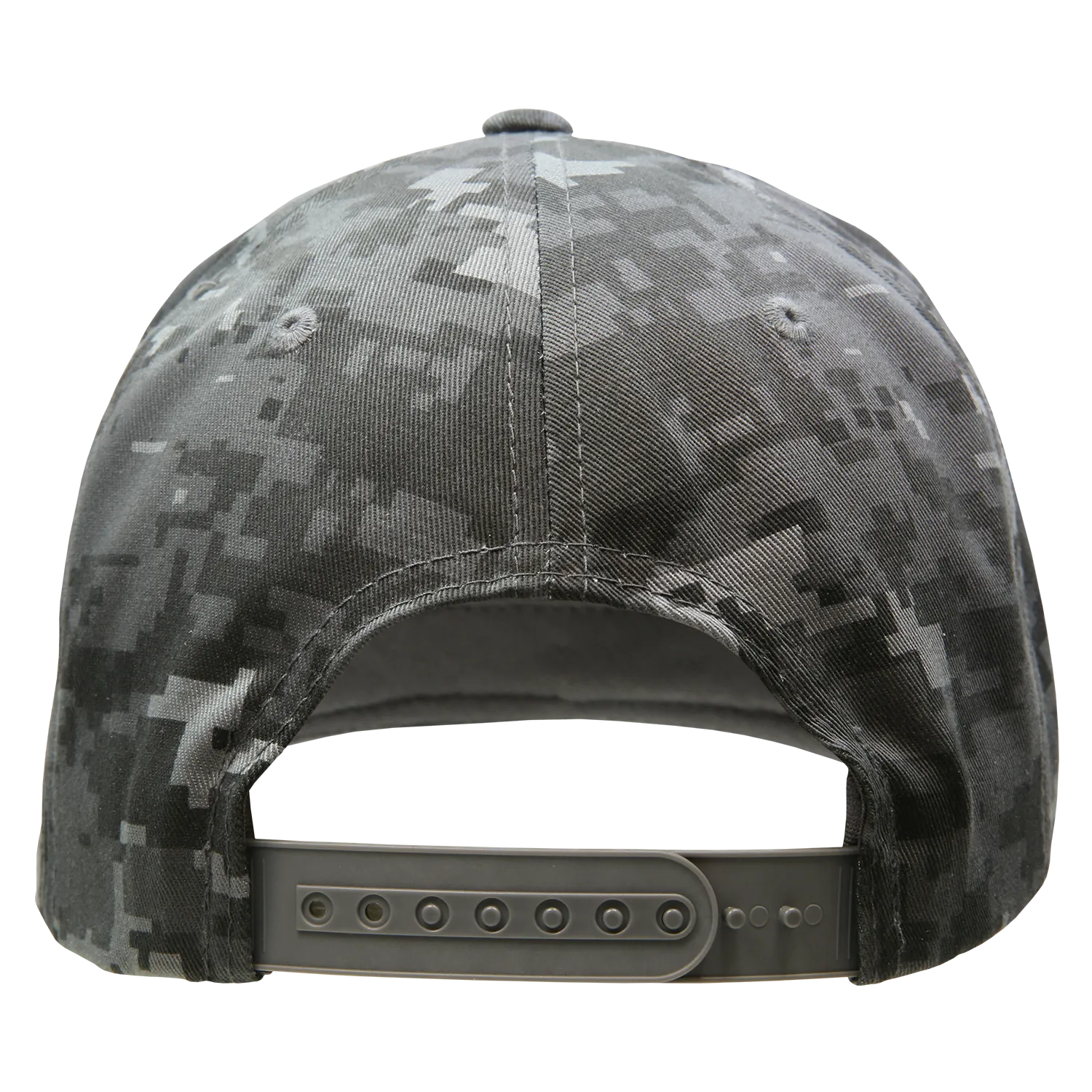 Decky 1047 Digital Camo Snapback Hat, 6 Panel Camouflage Flat Bill Cap