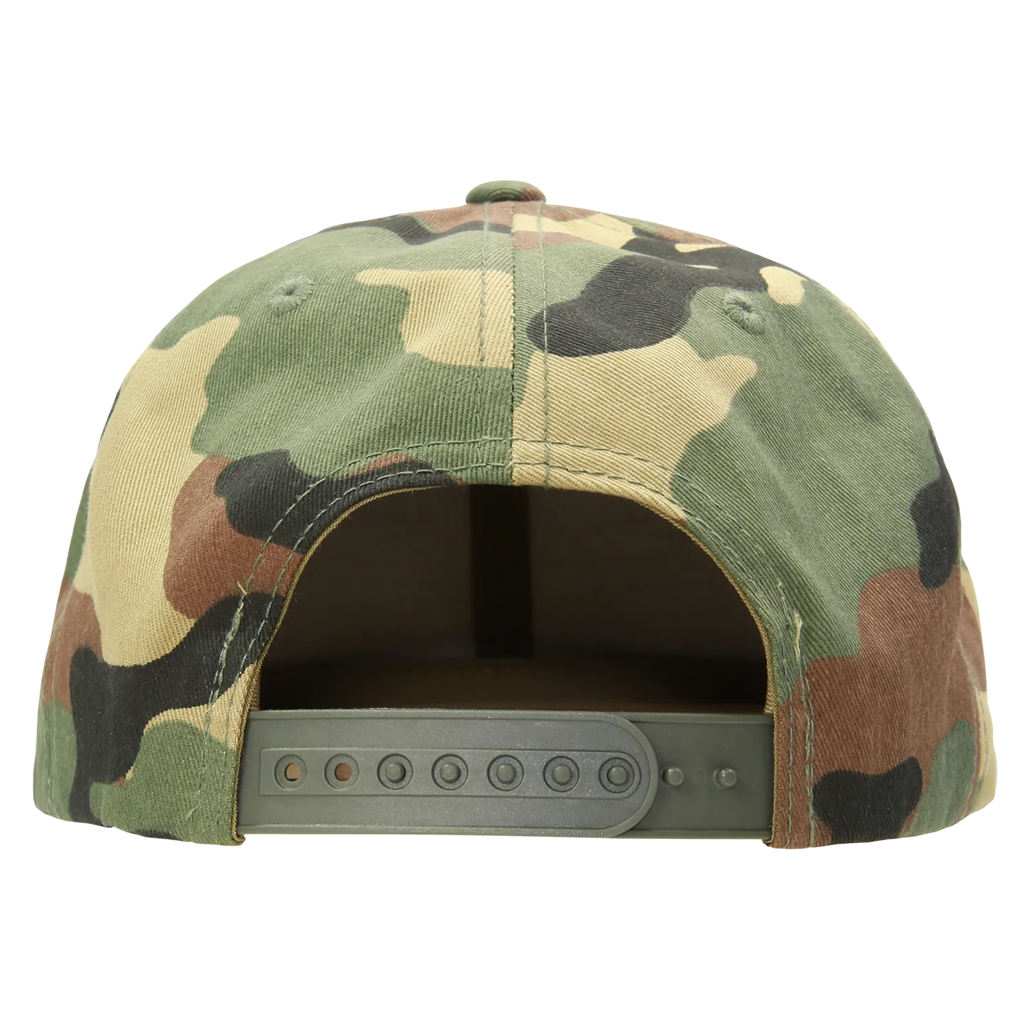 Decky 1047 Digital Camo Snapback Hat, 6 Panel Camouflage Flat Bill Cap