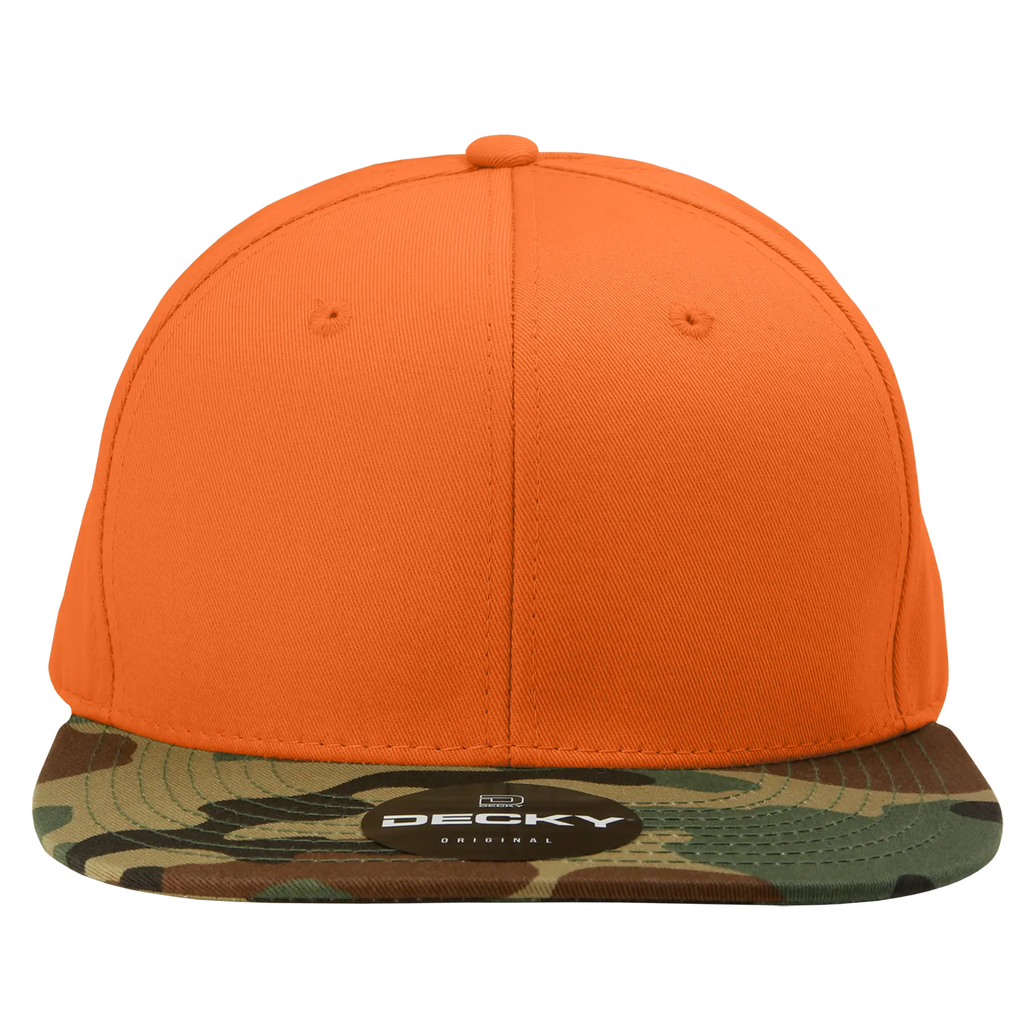 Decky 1047 Digital Camo Snapback Hat, 6 Panel Camouflage Flat Bill Cap