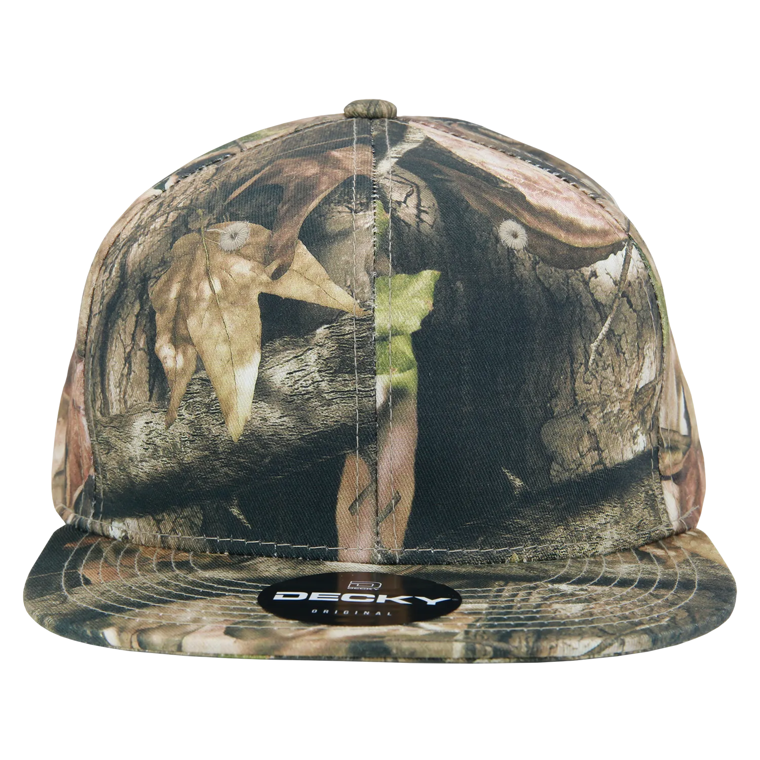 Decky 1047 Digital Camo Snapback Hat, 6 Panel Camouflage Flat Bill Cap