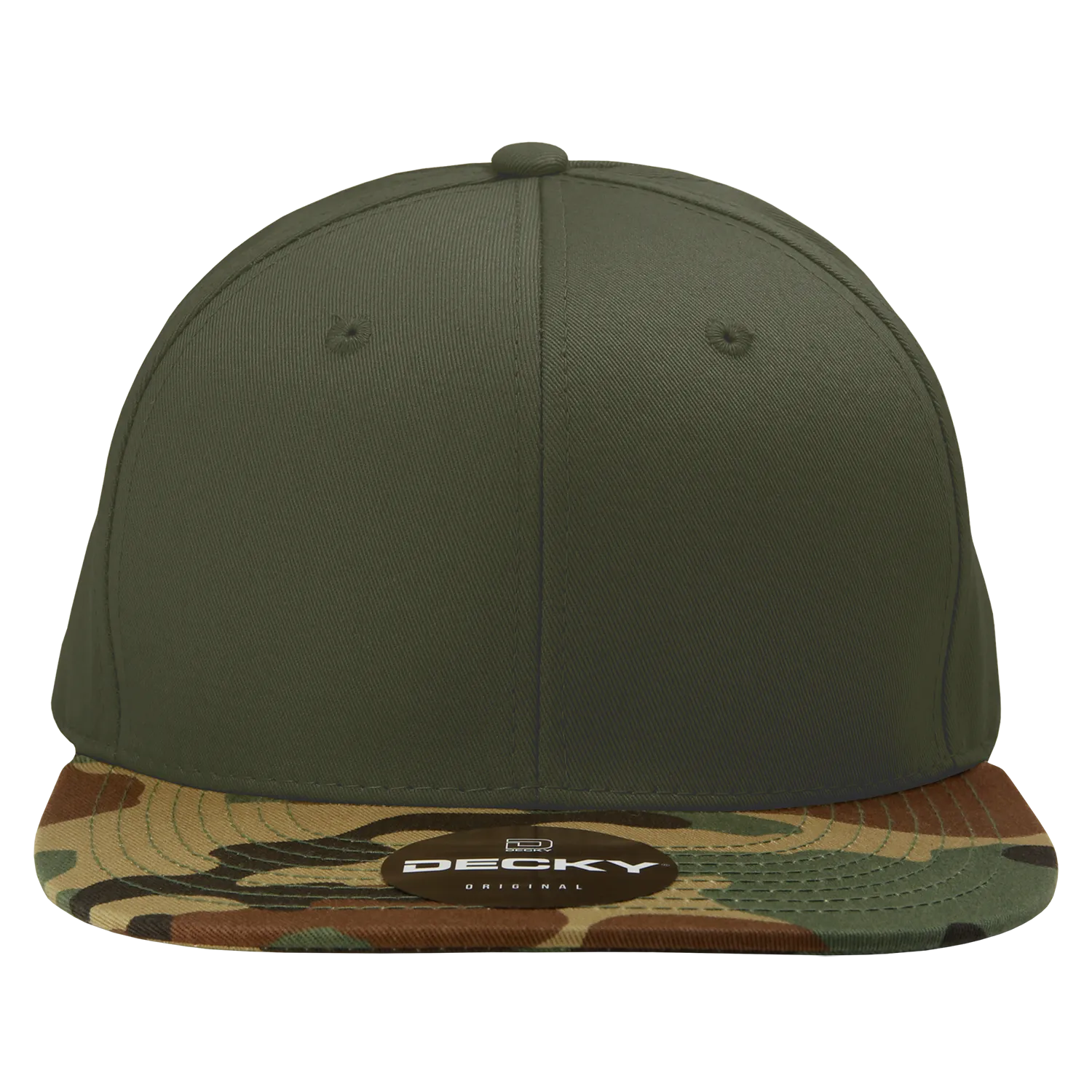 Decky 1047 Digital Camo Snapback Hat, 6 Panel Camouflage Flat Bill Cap