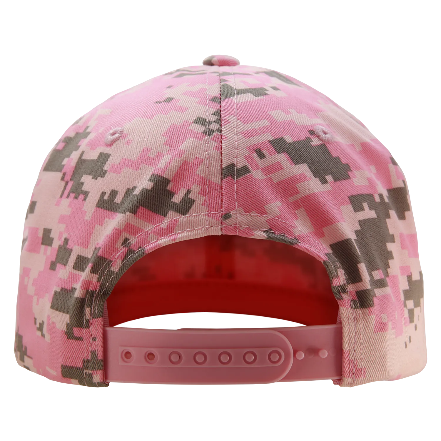 Decky 1047 Digital Camo Snapback Hat, 6 Panel Camouflage Flat Bill Cap