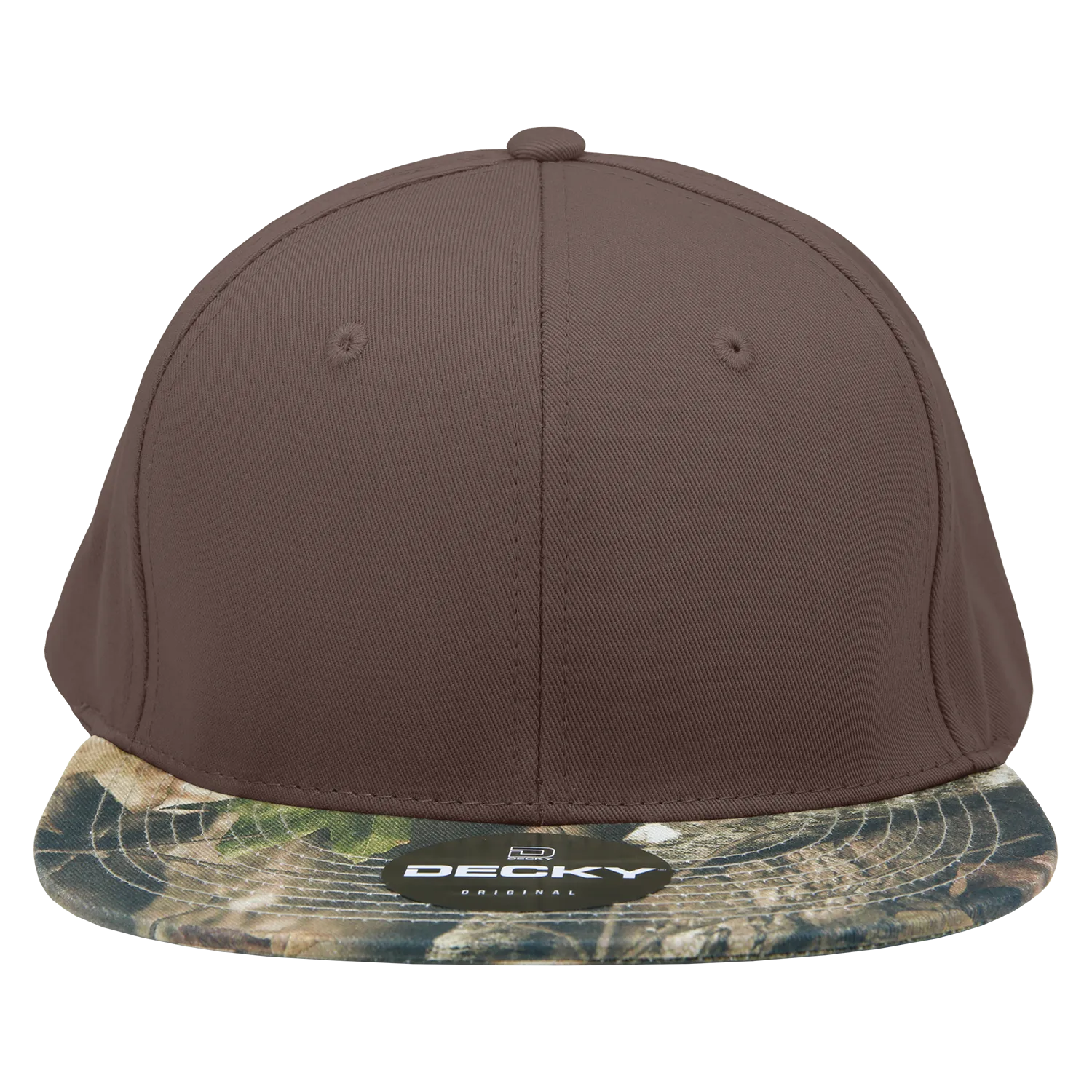 Decky 1047 Digital Camo Snapback Hat, 6 Panel Camouflage Flat Bill Cap