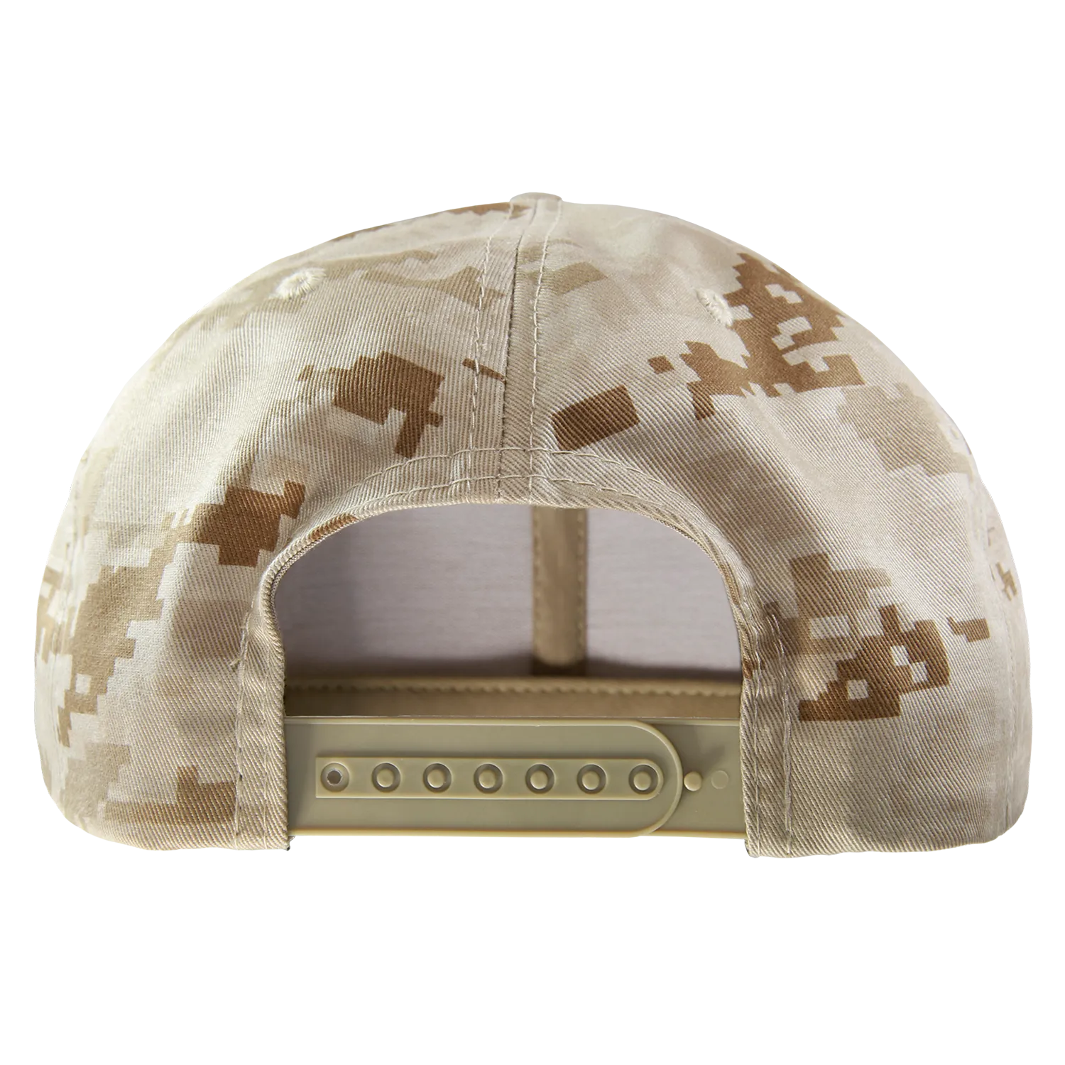 Decky 1047 Digital Camo Snapback Hat, 6 Panel Camouflage Flat Bill Cap