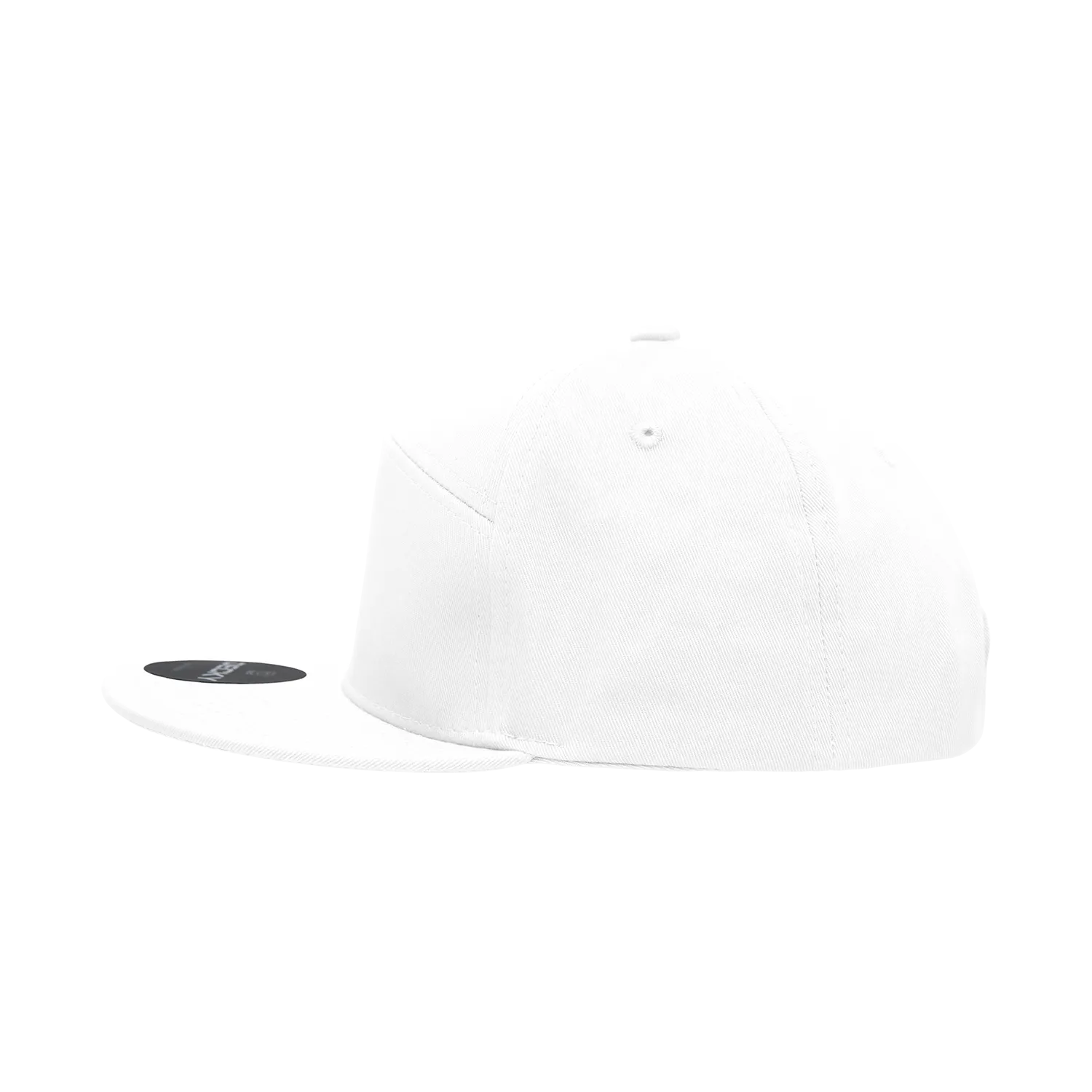 Decky 1098 7 Panel Flat Bill Hat, Snapback, 7 Panel High Profile Structured Cap - CASE Pricing