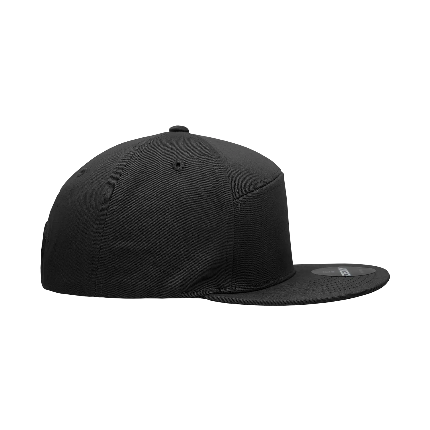 Decky 1098 7 Panel Flat Bill Hat, Snapback, 7 Panel High Profile Structured Cap - CASE Pricing