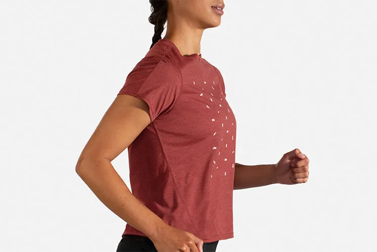 Distance Graphic Short Sleeve Women's running tops