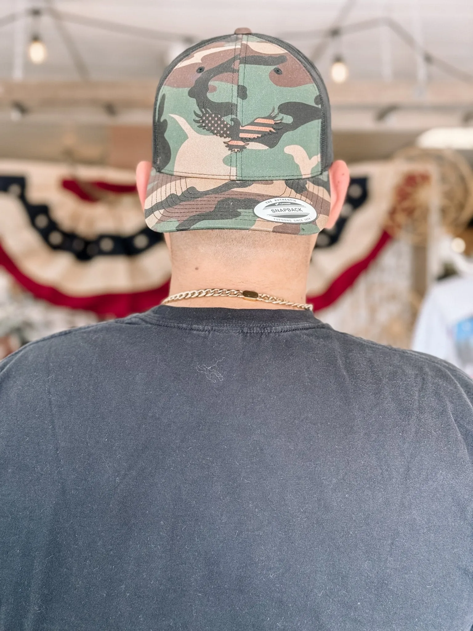 Eagle USA Snapback Hat - Camo