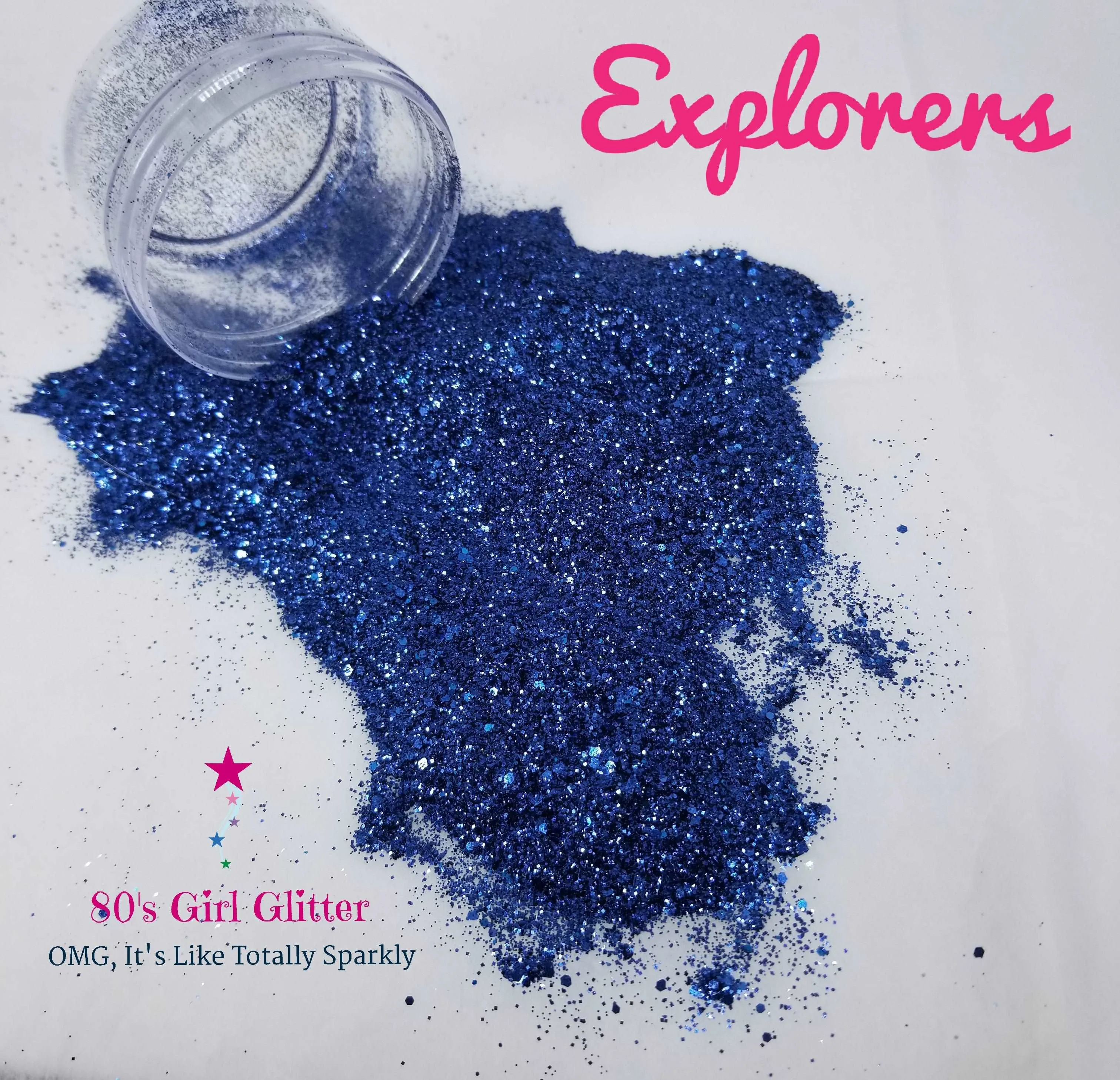 Explorers - Glitter - Blue Glitter - Blue Glitter Mix