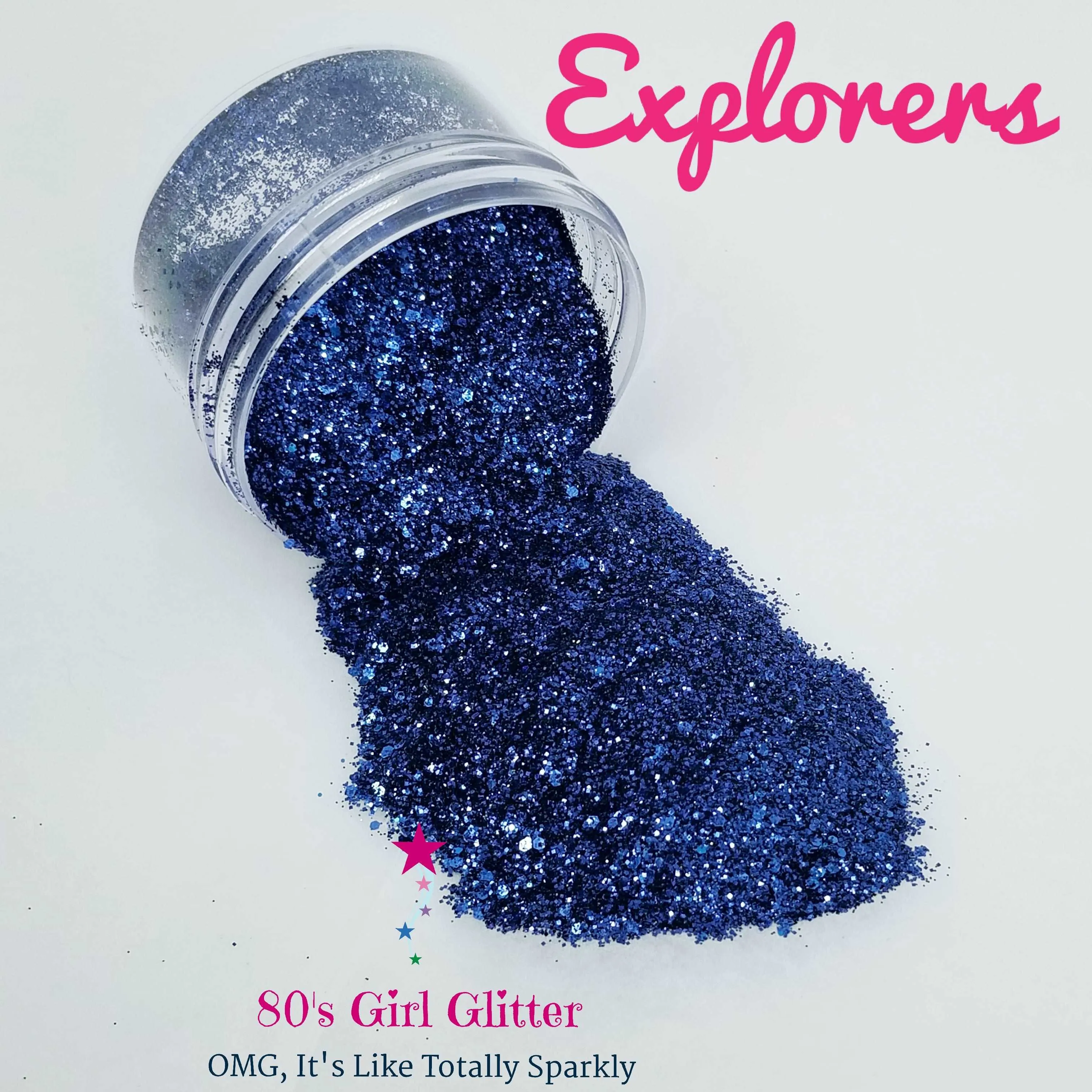 Explorers - Glitter - Blue Glitter - Blue Glitter Mix