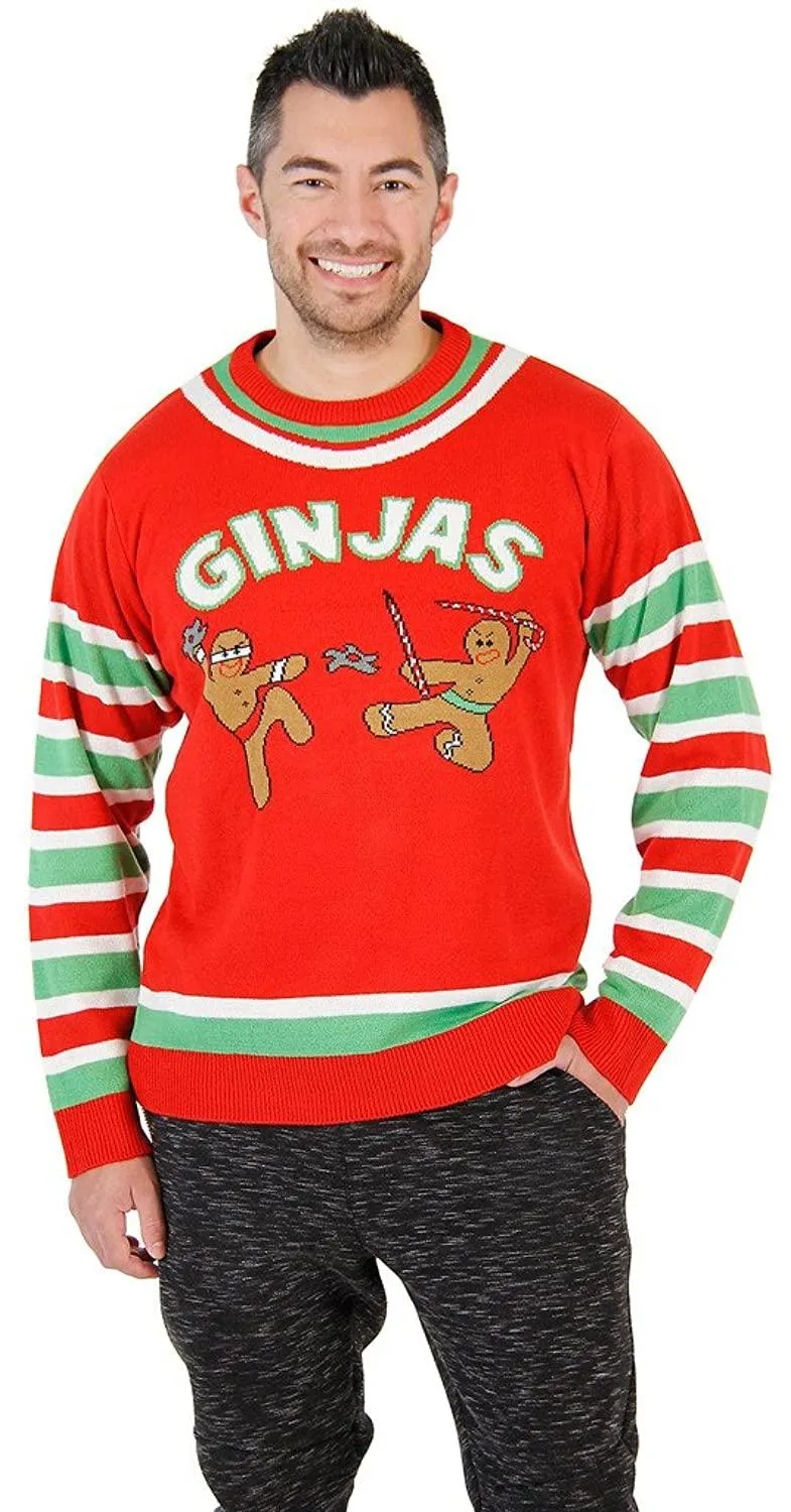 Fighting Ginjas Ugly Christmas Sweater