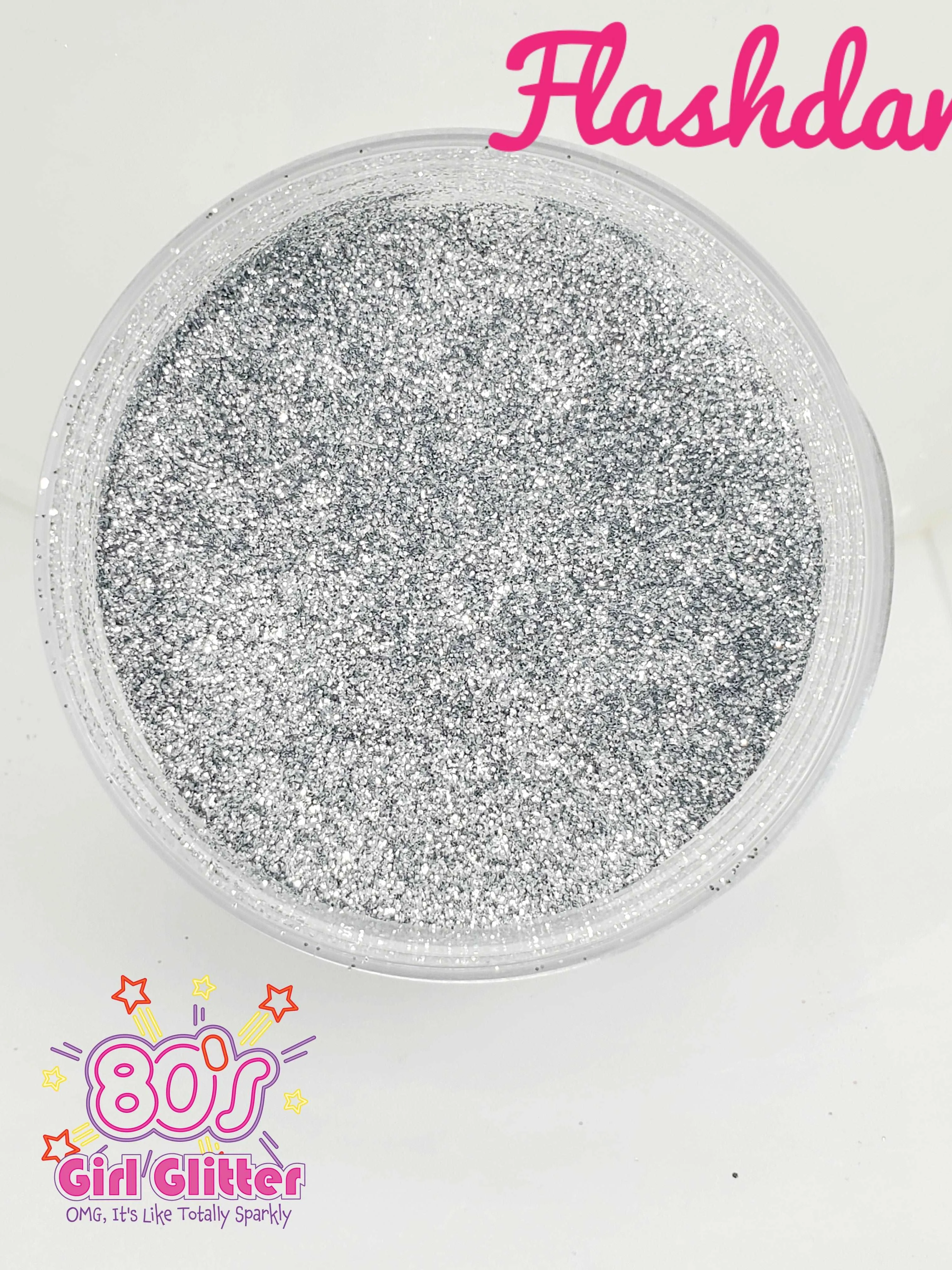 Flashdance - Glitter - Silver Glitter - Silver Ultra Fine - Solvent Resistant