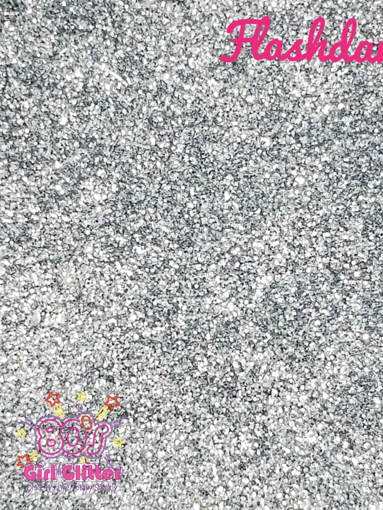 Flashdance - Glitter - Silver Glitter - Silver Ultra Fine - Solvent Resistant