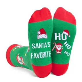 Funny Christmas Gifts for Kids 4-7 Years Old, Christmas Socks, Christmas Santa Socks for Boys Girls, Xmas Gifts, Holiday Gifts, Christmas Santa Gifts, Santa Gift Stocking Stuffer