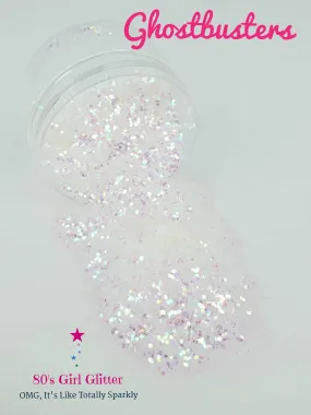 Ghostbusters - Glitter - White Glitter - Fine Glitter - White Opalescent Iridescent Glitter