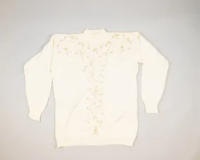 Golden Swirls-Large Christmas Sweater