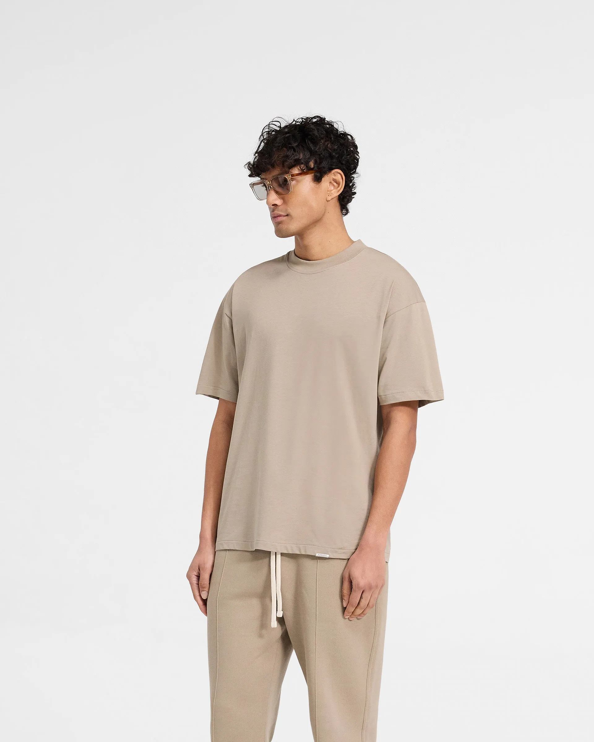 Initial Oversized T-Shirt - Dune