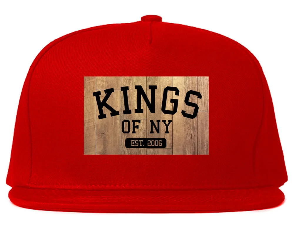 Kings Of NY Hardwood Basketball Logo Snapback Hat