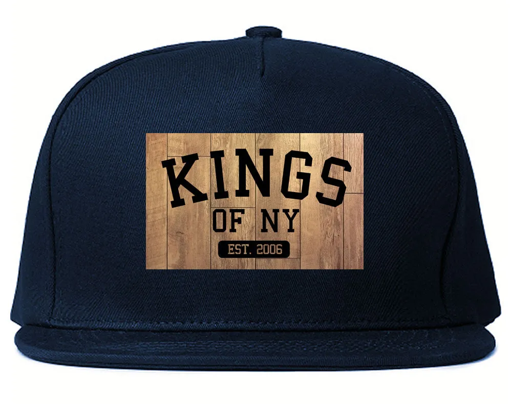 Kings Of NY Hardwood Basketball Logo Snapback Hat