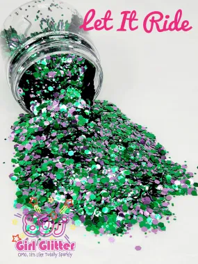 Let It Ride - Glitter - Green Glitter - Metallic Glitter - Chunky Glitter