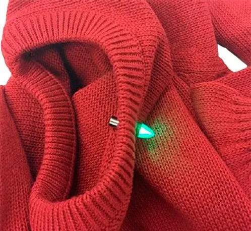 Light-Up LED Ugly Christmas Sweater Ornaments