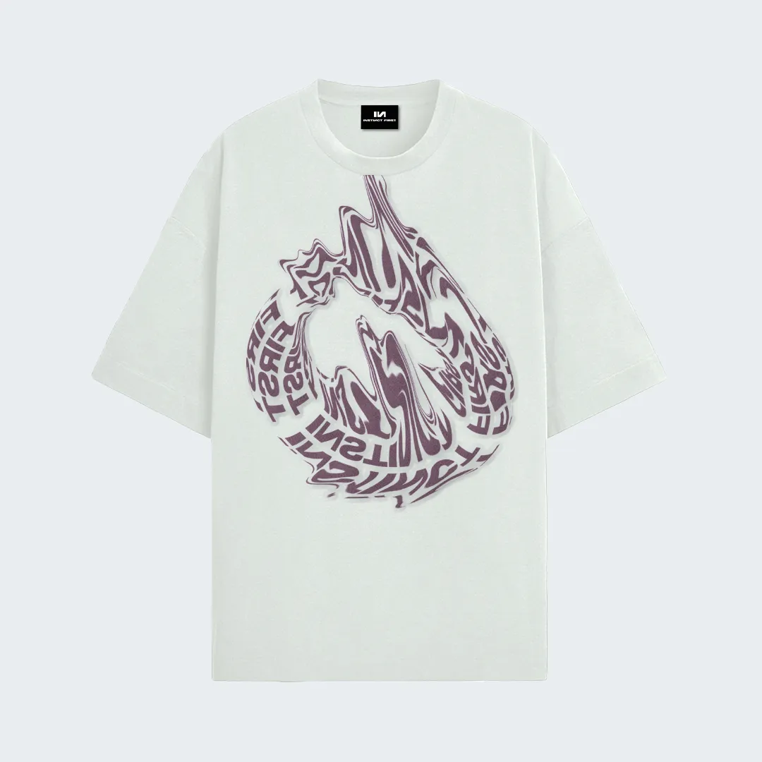 Liquidity Oversized T-Shirt - Stone