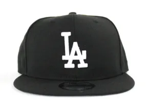 Los Angeles Dodgers New Era 9Fifty Snapback Hats (Black Gray Under Brim)