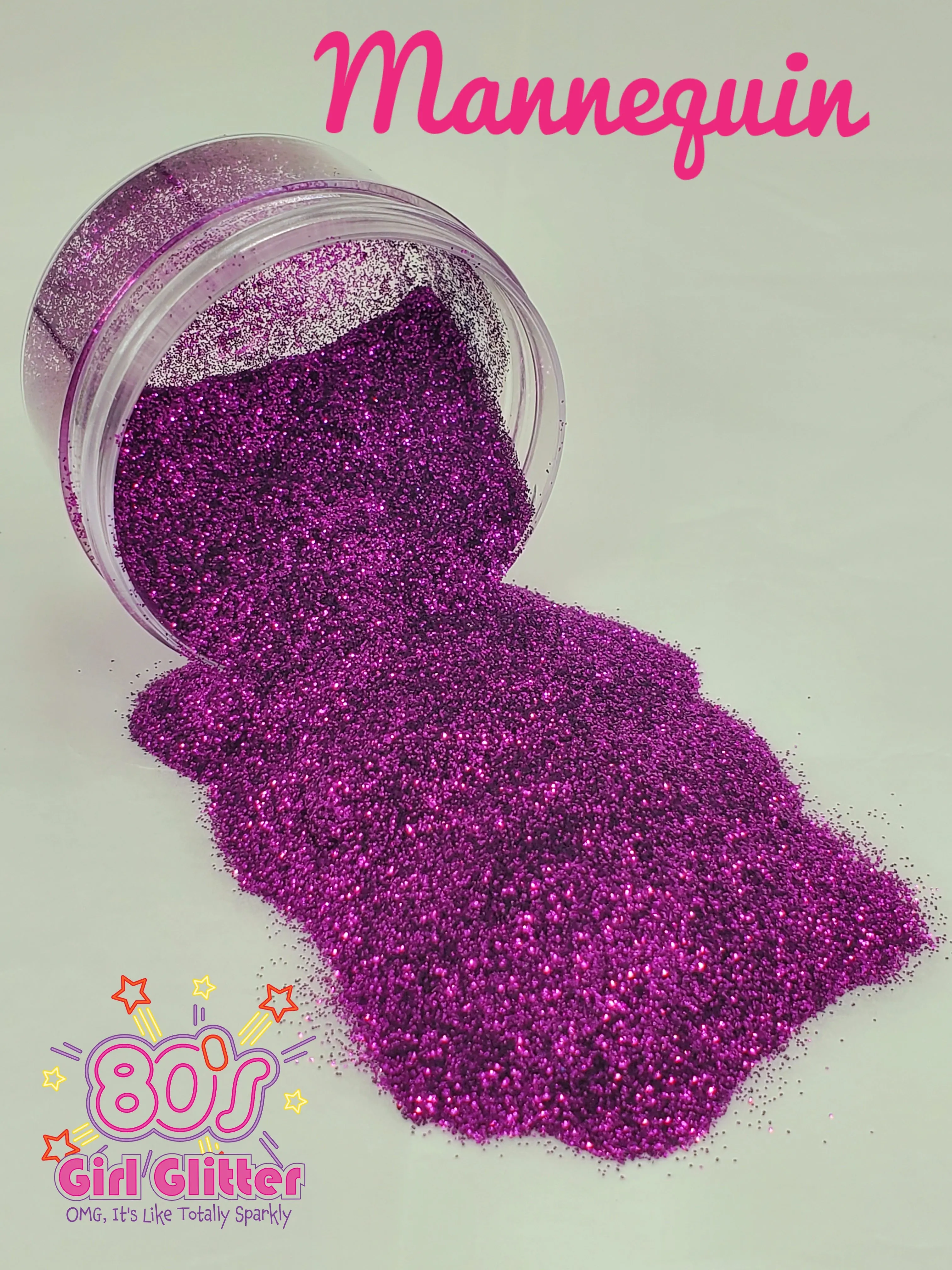 Mannequin - Glitter - Pink Glitter - Fuschia Ultra Fine Glitter - Loose Glitter