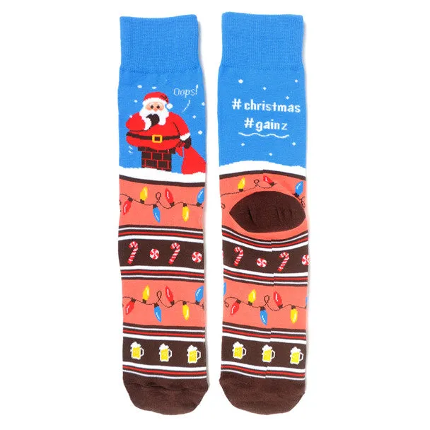 Men's Oops Santa Novelty Socks