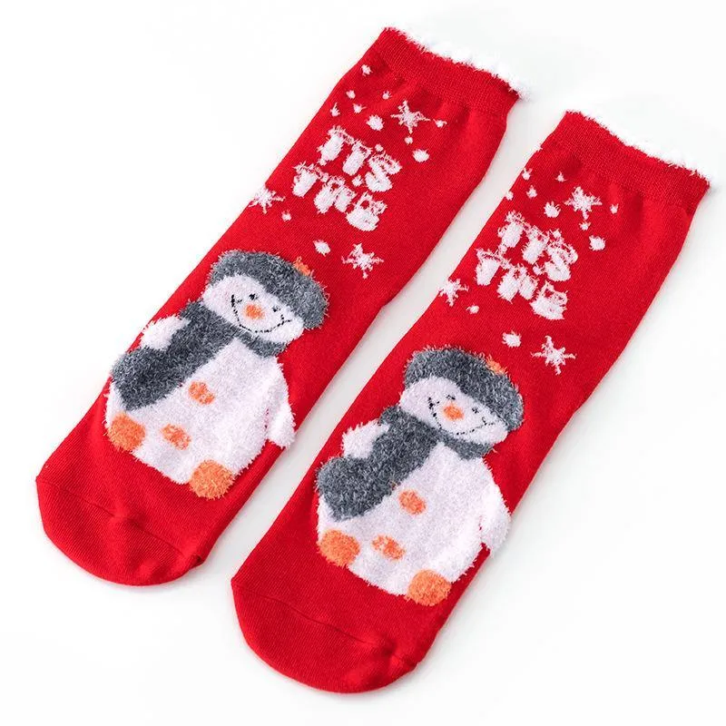 Mox Ins Style Santa Socks Winter Stockings for Unisex