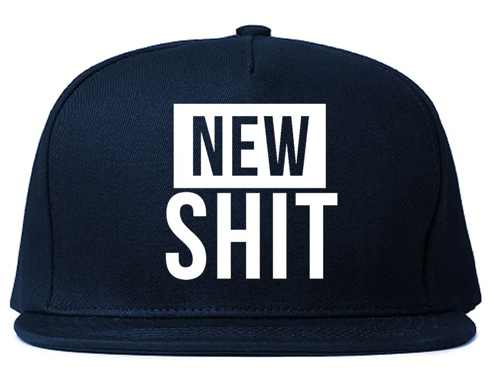 New Shit Snapback Hat Cap