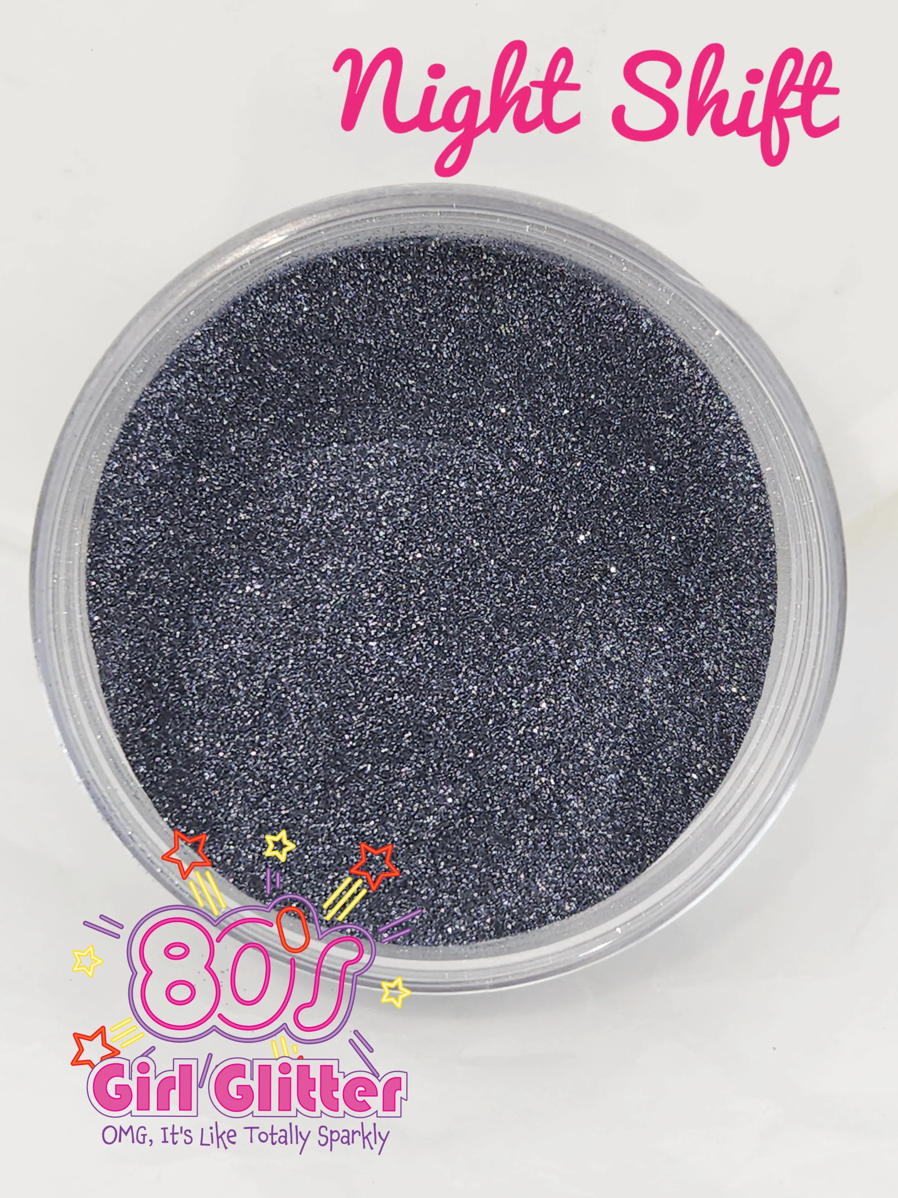 Night Shift - Glitter - Gray Glitter - Graphite Gray Glitter