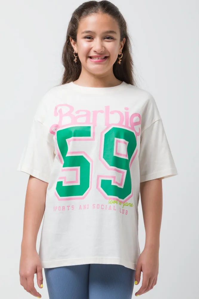 Oversized T-shirt Barbie Milk