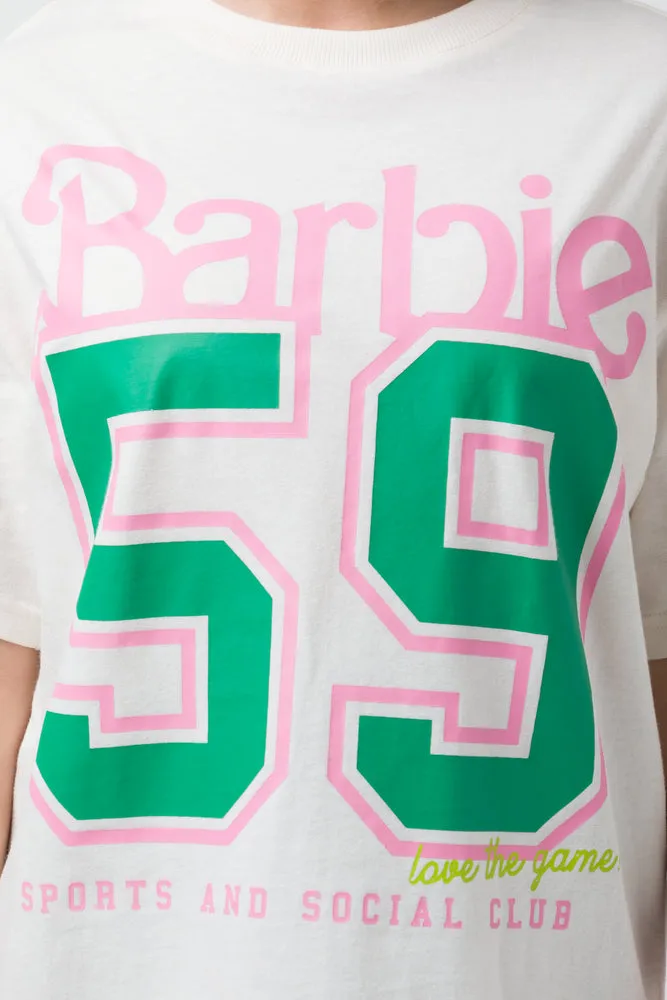 Oversized T-shirt Barbie Milk