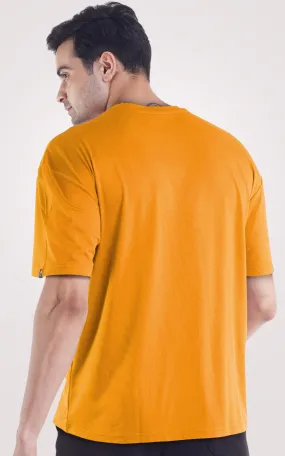 Plain Mustard Yellow Over Size T-Shirt