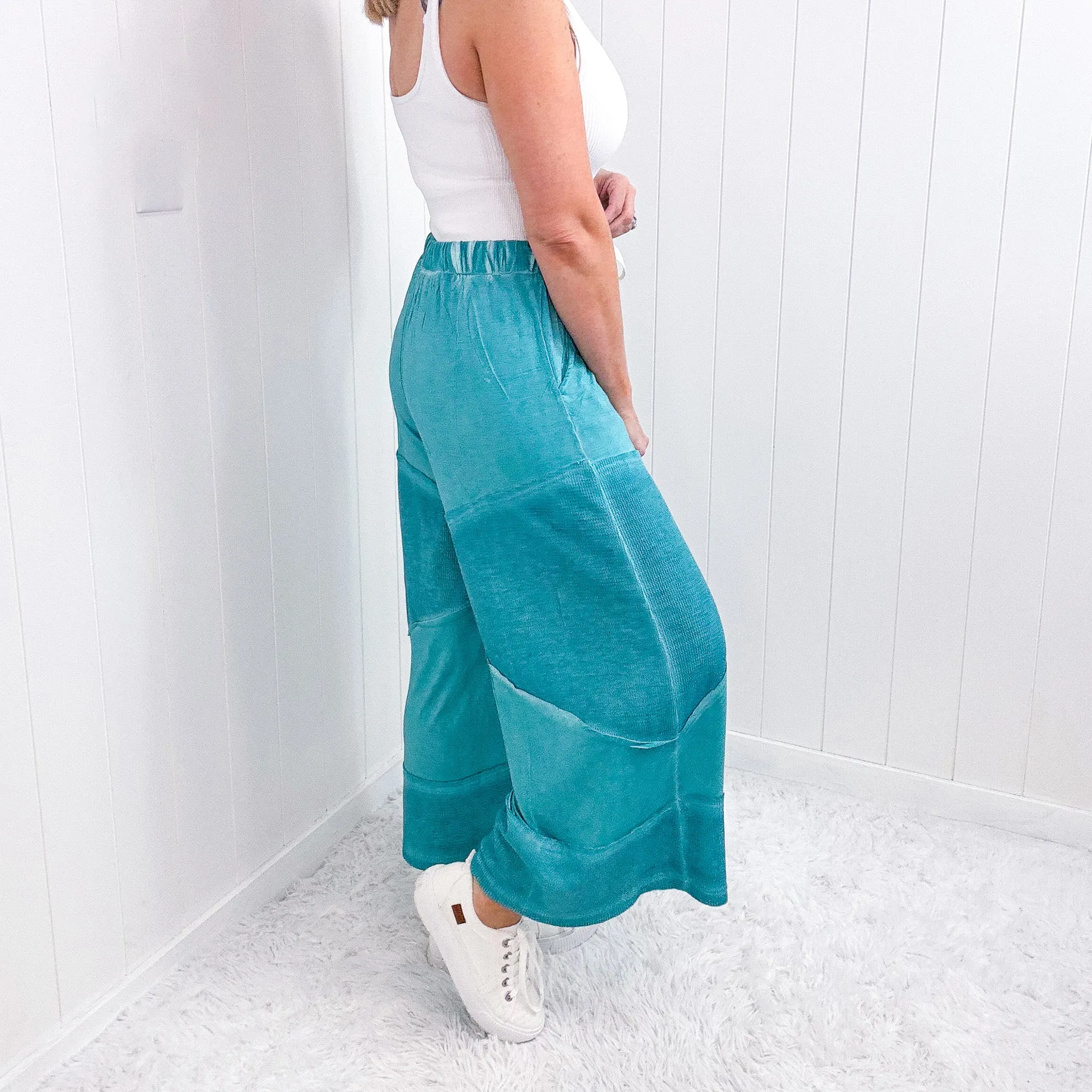 Pol Making Moves Wide Leg Cropped Palazzo Pants in 6 Colors