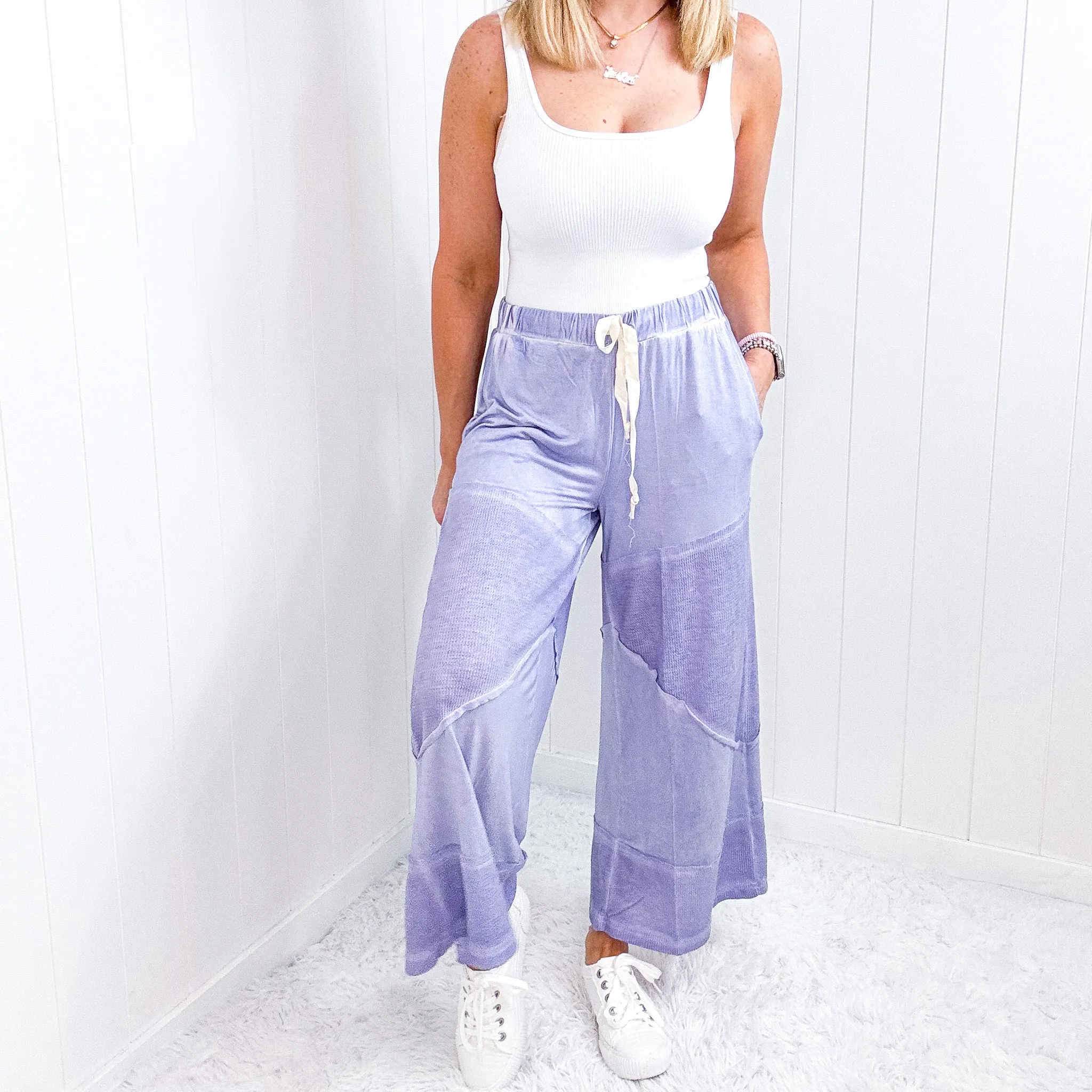 Pol Making Moves Wide Leg Cropped Palazzo Pants in 6 Colors