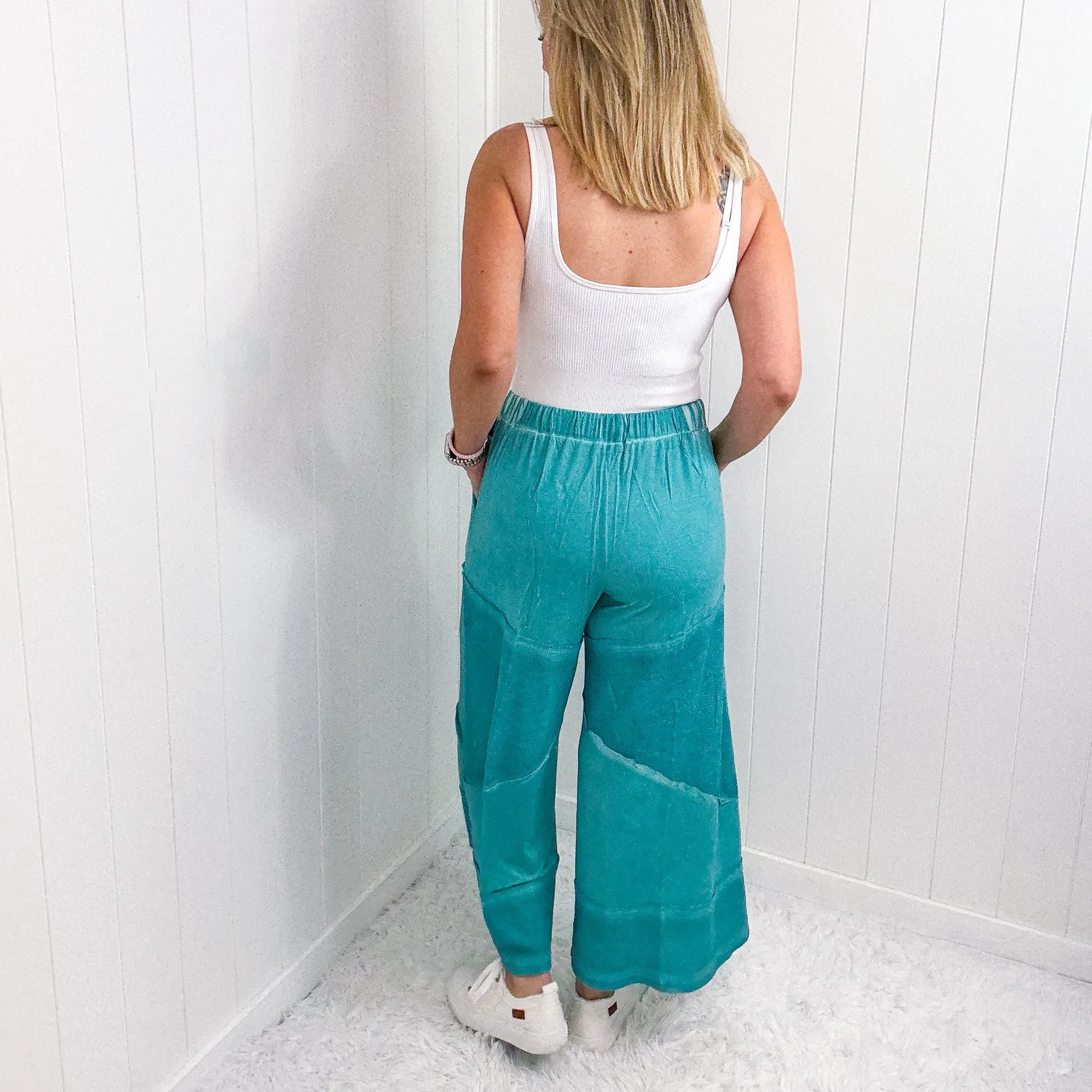 Pol Making Moves Wide Leg Cropped Palazzo Pants in 6 Colors